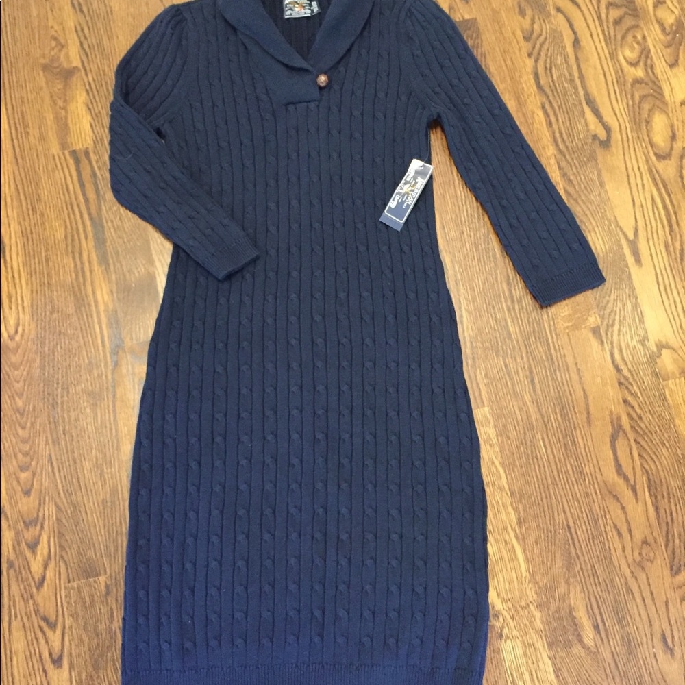 American Living NWT Cable Knit Sweater Dress